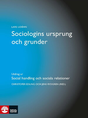 cover image of Sociologins ursprung och grunder